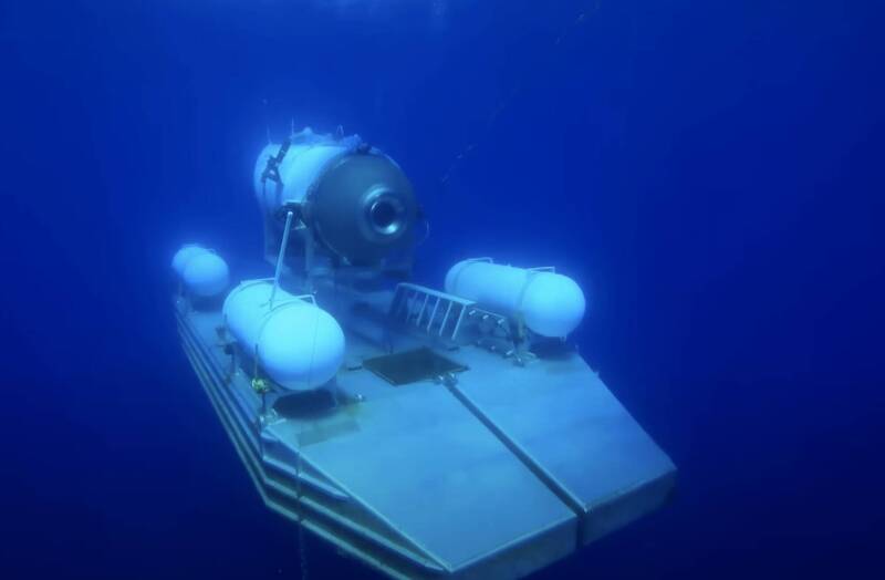 失聯觀光潛艇「泰坦」探索鐵達尼號殘骸