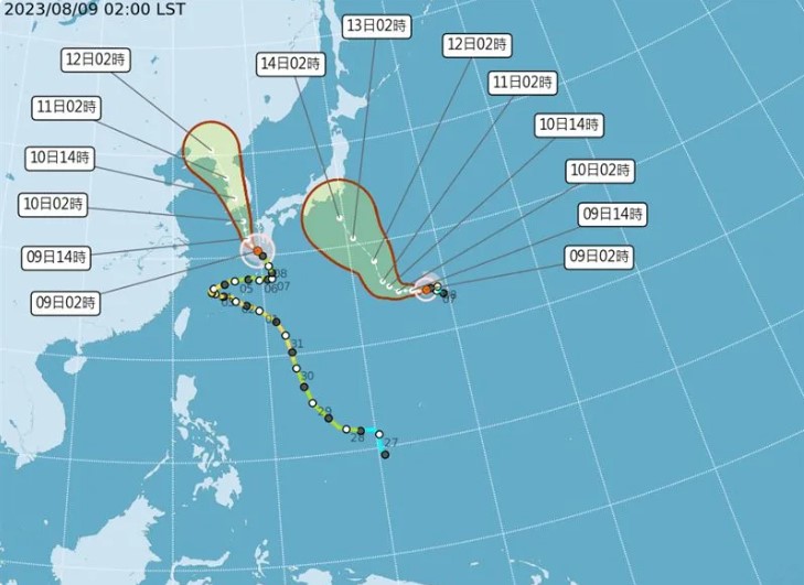 卡努颱風變輕颱影響亞洲，專家警告路徑變化令氣象局困惑