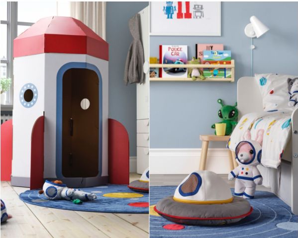 IKEA全新AFTONSPARV系列推出 太空主題兒童居家單品